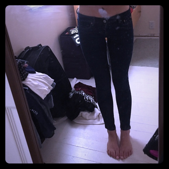 Aeropostale Dark Wash Skinny Jeans.