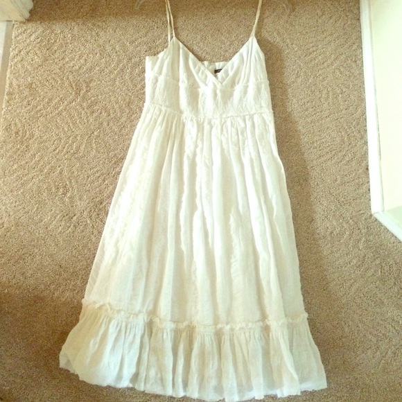 J crew white sundress