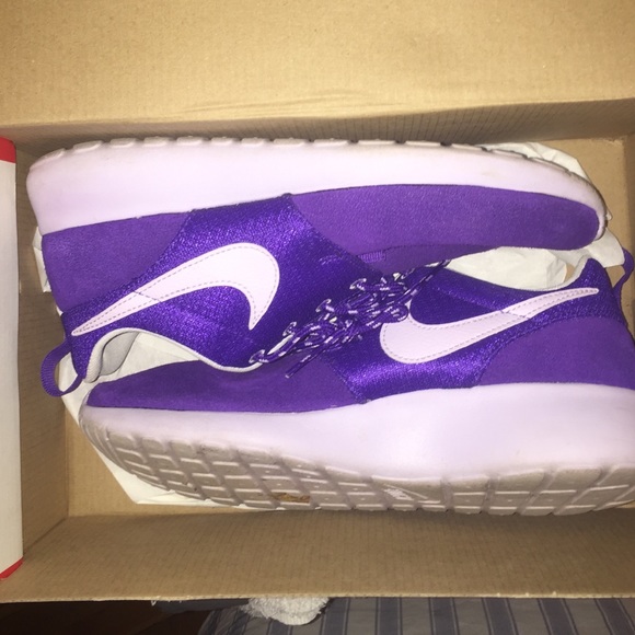 PURPLE SUEDE ROSHE RUN - Picture 2 of 3