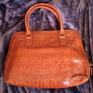 Faux Croc Skin Purse