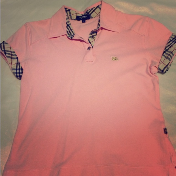 Burberry-Style Novacheck Polo Size L