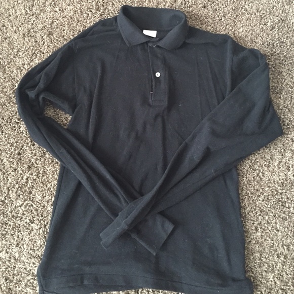 American apparel pique long sleeve shirt