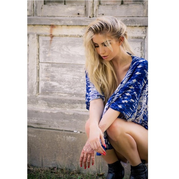Blue & White Kimono
