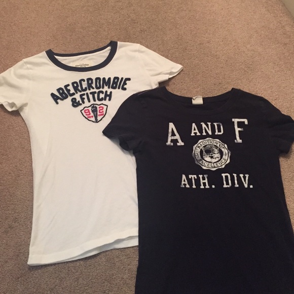 Abercrombie&Fitch logo tees