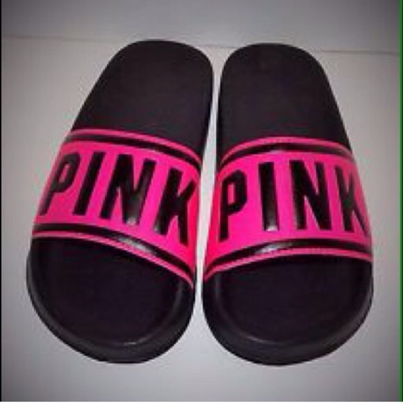 NWT Victoria Secret Pink Sandal Slides