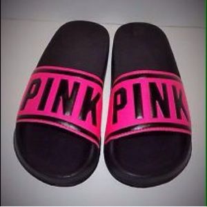 NWT Victoria Secret Pink Sandal Slides