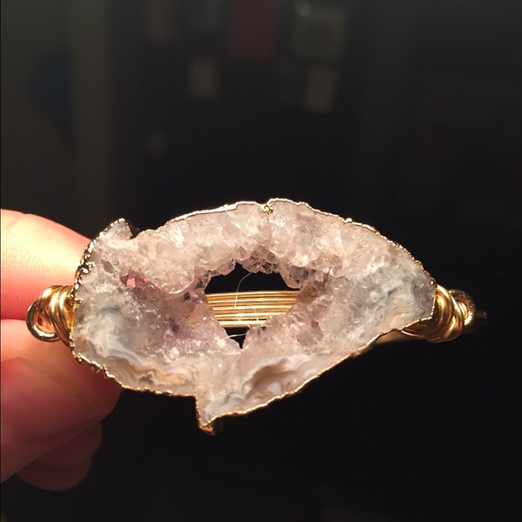 Geode Wire Wrap Bracelet