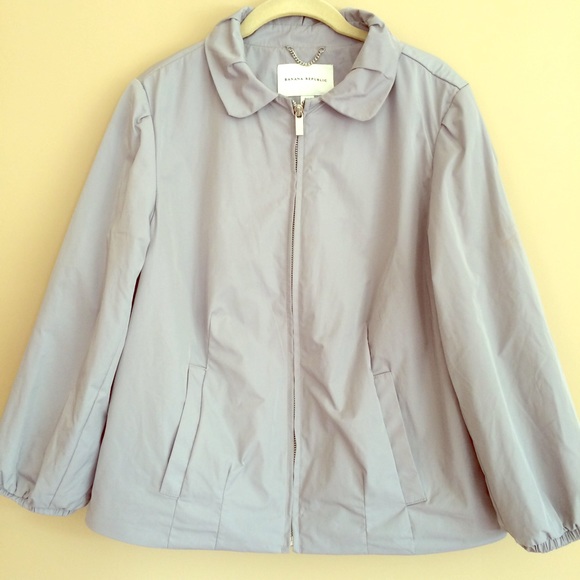 MOVING SALE Banana Republic 3/4 sleeve grey jacket
