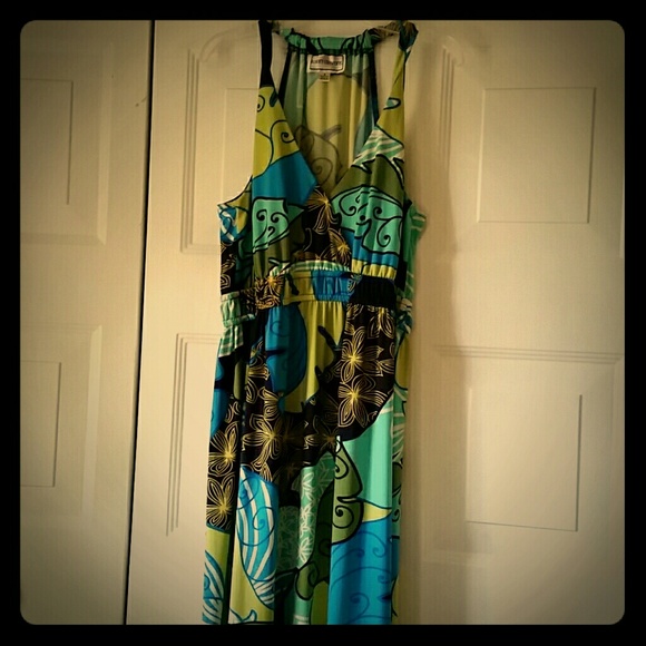Tropical  maxi dress