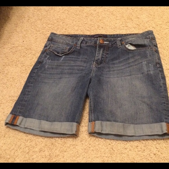 Denim shorts