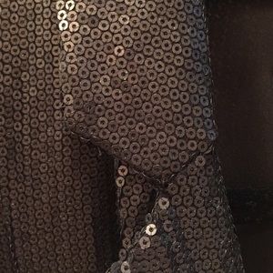 Buckley Jackets & Coats - Black Sequined Blazer Size 4 Buckley Jackets & Coats - Black Sequined Blazer Size 4
