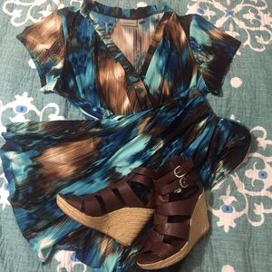 Multiple colored Maxi Dress