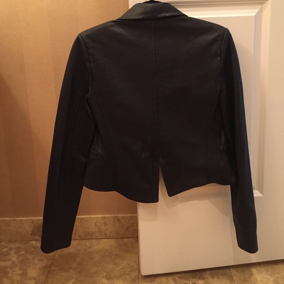 7 for all Mankind Jackets & Coats - 7 For All Mankind Cropped Leather Blazer 7 for all Mankind Jackets & Coats - 7 For All Mankind Cropped Leather Blazer