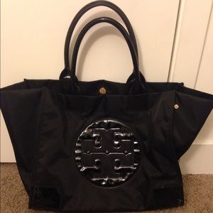 large tory burch nylon ella tote!