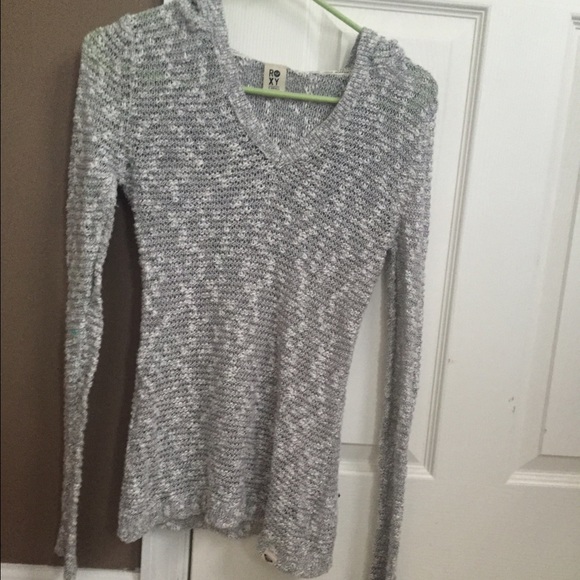 Gray roxy hoodie