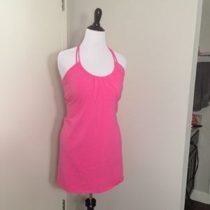 VS Bubblegum Pink Halter Dress
