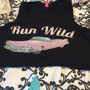 "Run wild" crop top