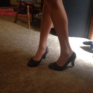 Brown heels