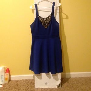 Charlotte Russe blue homecoming dress