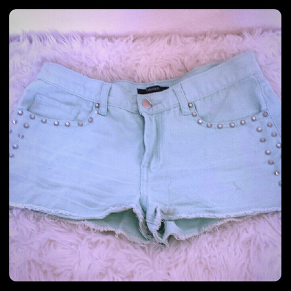 Forever21 studded shorts