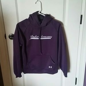 Purple sweat shirt