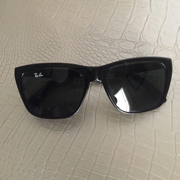 Black Ray-Ban sunglasses