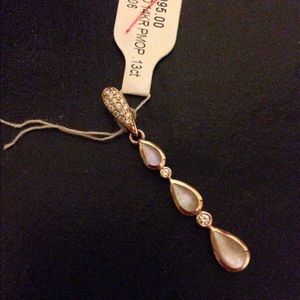 14K KABANA ROSE GOLD MOTHER OF PEARL PENDANT