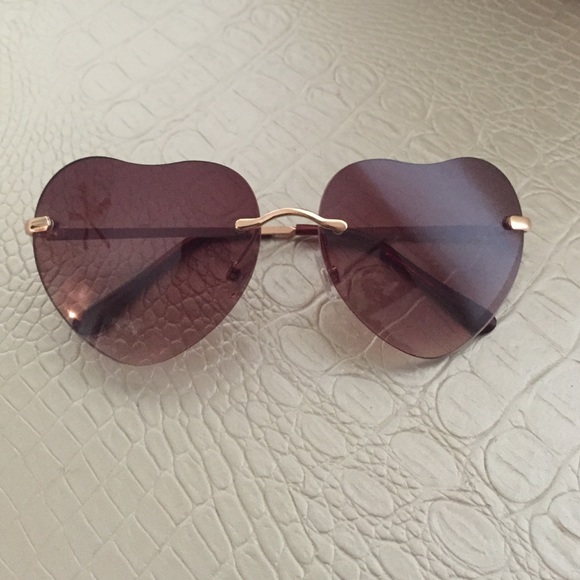 Heart shaped sunglasses