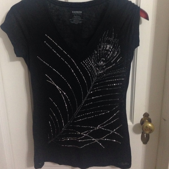 Express Rhinestone T-Shirt