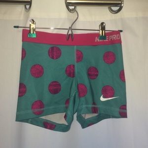Blue and Pink Nike Pros!