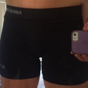 Size small Nike compression shorts.