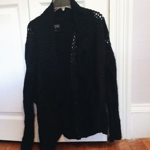All saints black knit sweater
