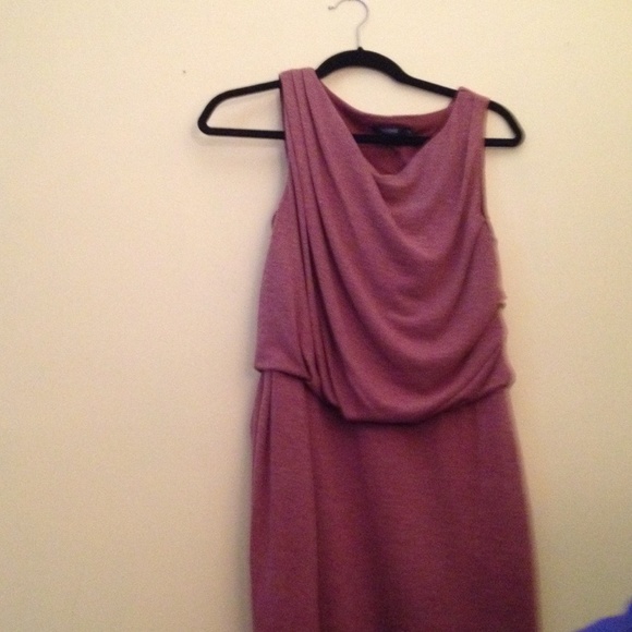 Theme brown gladiator style drop waste dress