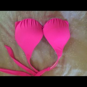 Hot pink Victoria's Secret swim top. 34DD