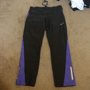Nike running pants mid-way