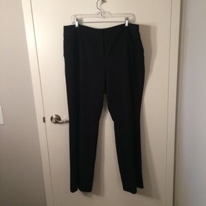 Stretch Metro Fit Black Dress Pants