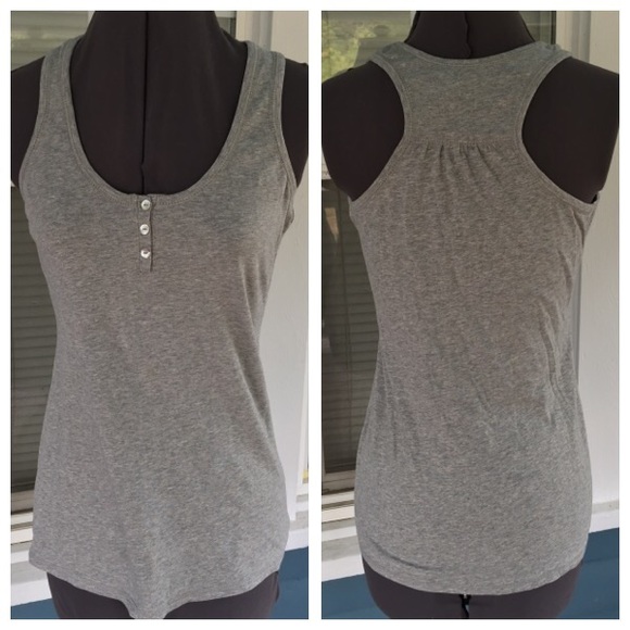 Wild & Free Tops - WILD & FREE Gray Racerback Top