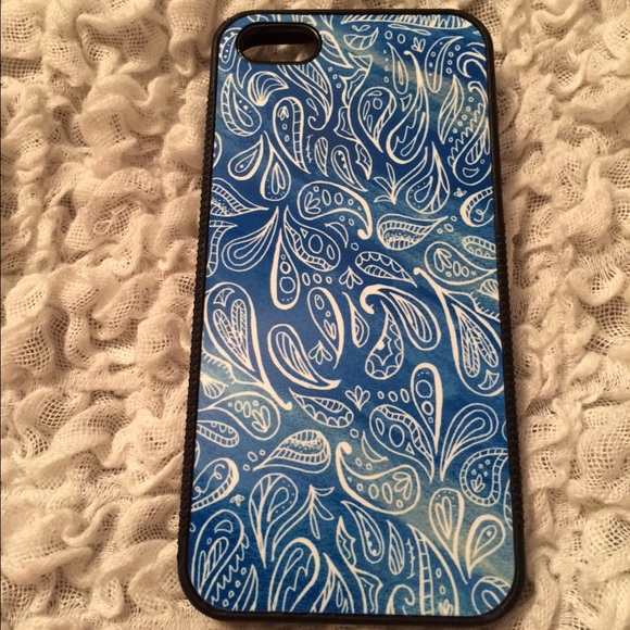 Blue Paisley IPhone 5/5s case PROTECTIVE