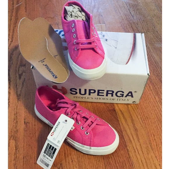🚫SOLD🚫 Steve Madden Superga pink sneakers Kids - Picture 2 of 4