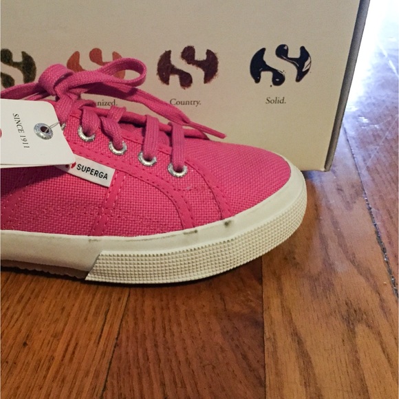 🚫SOLD🚫 Steve Madden Superga pink sneakers Kids - Picture 4 of 4