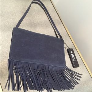 NWT BERYLL fringe mini purse