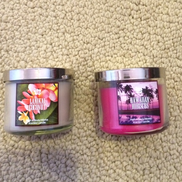 Mini Hawaiian scented candles