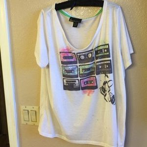 Screen print shirt sleeve used tee shirt