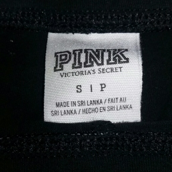 Gold and black yoga pants by victorias secret