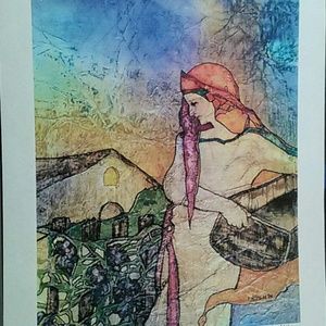 8x10 Print Vineyard Harvest