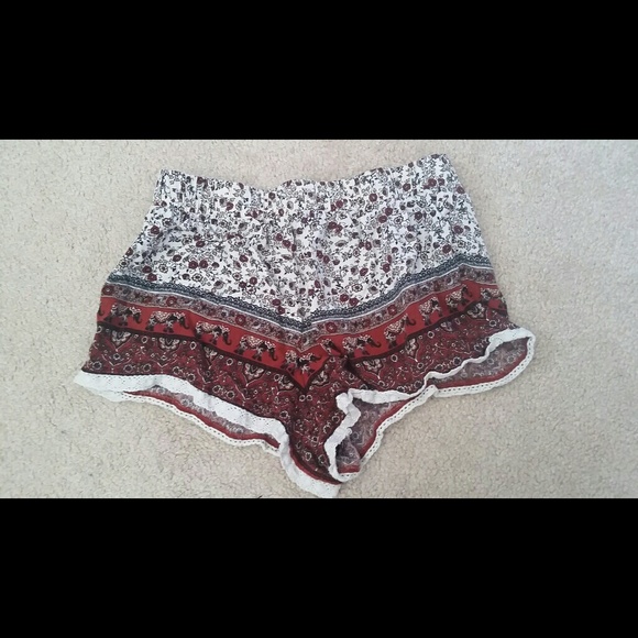 Bohemian pattern shorts