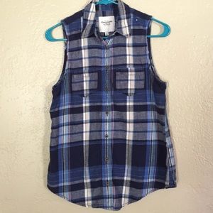 A&F Flannel Tank Top