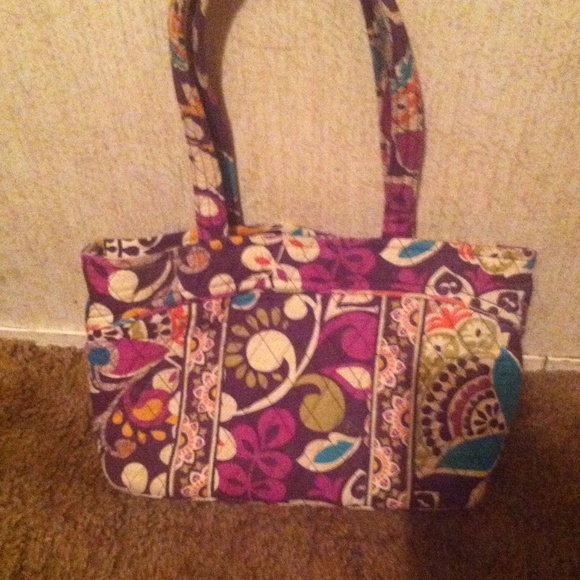 Vera Bradley Plum Crazy Purse