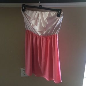 Pink cocktail dress