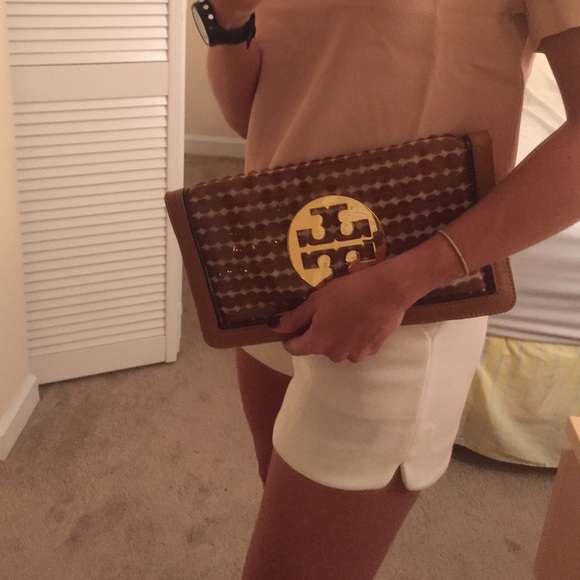 Authentic Tory Burch clutch